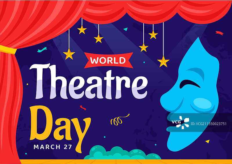 世界戏剧日，展现喜剧与悲剧图片素材