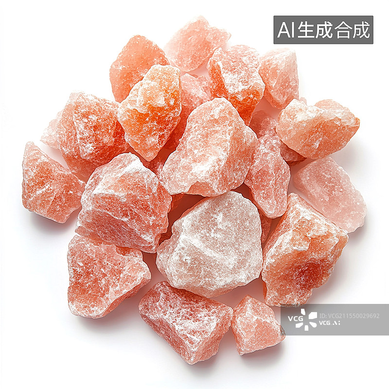 【AI数字艺术】喜马拉雅盐砖 红色石头 矿石图片素材