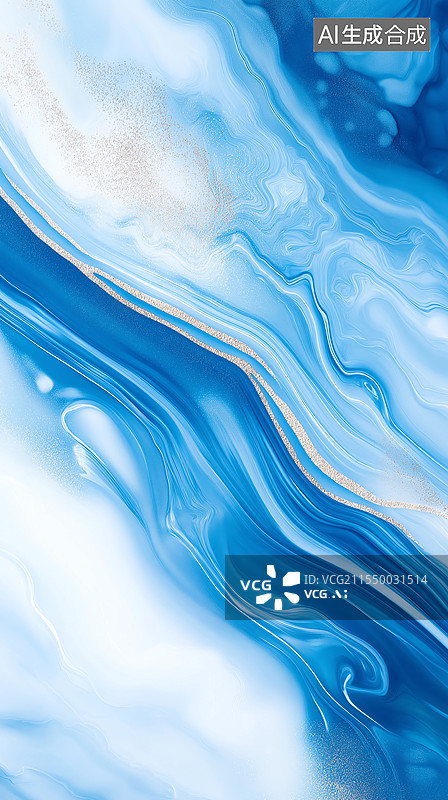 【AI数字艺术】清新蓝色纹理背景图片素材