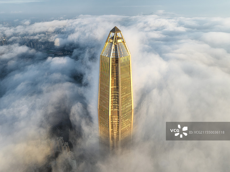 金色平安云海图片素材