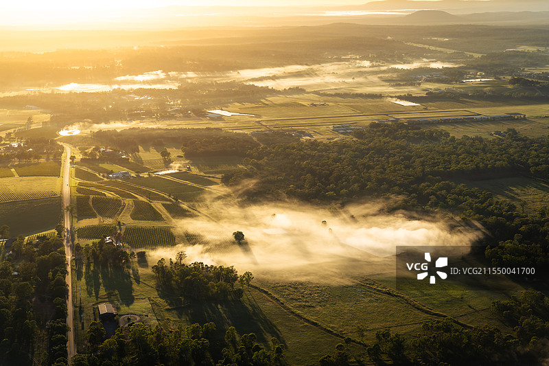 Hunter valley sunrise图片素材