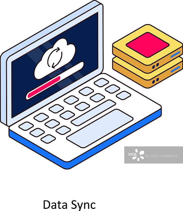 数据同步等距填充图形图片素材