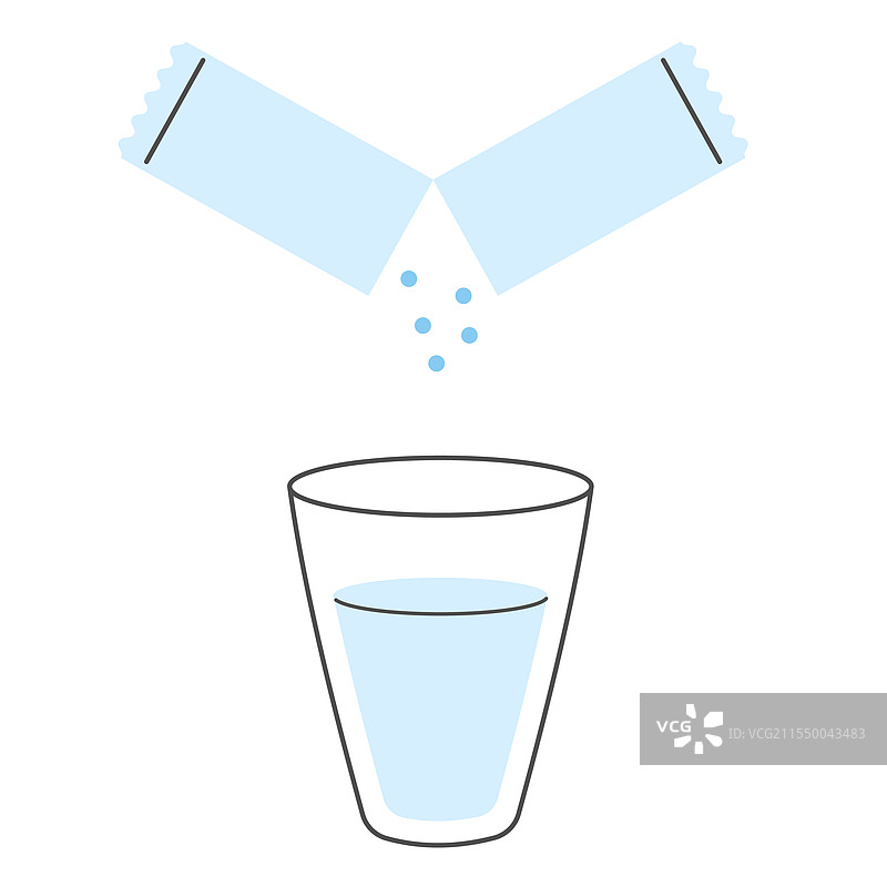 温度或药粉的药袋图片素材