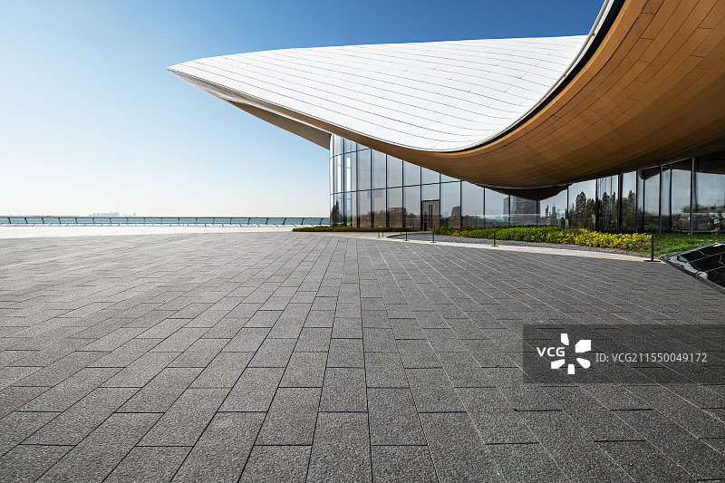 现代城市商业建筑广场背景图片素材