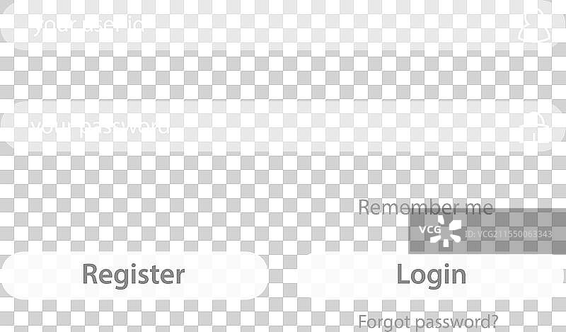 用户登录和注册界面模板图片素材