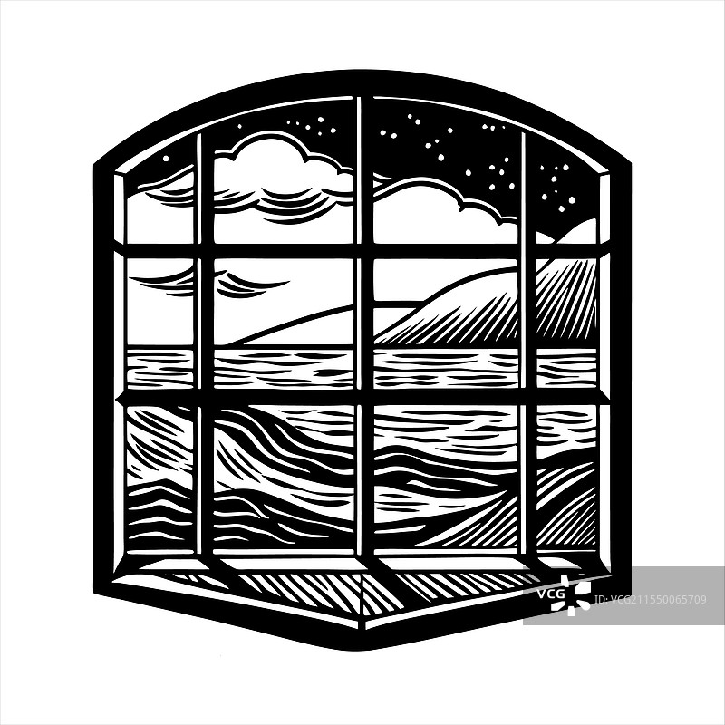 矩形窗户图片素材