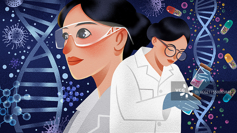 致敬女科学家图片素材