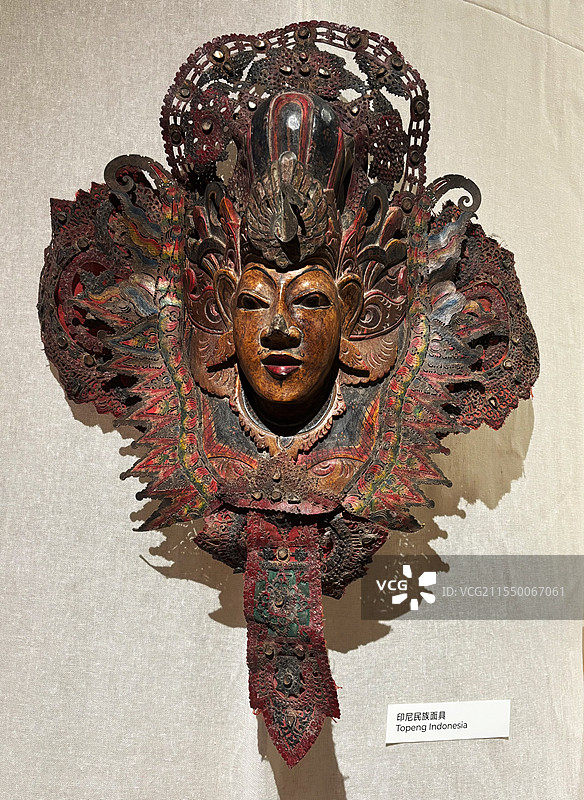 印尼民族面具图片素材