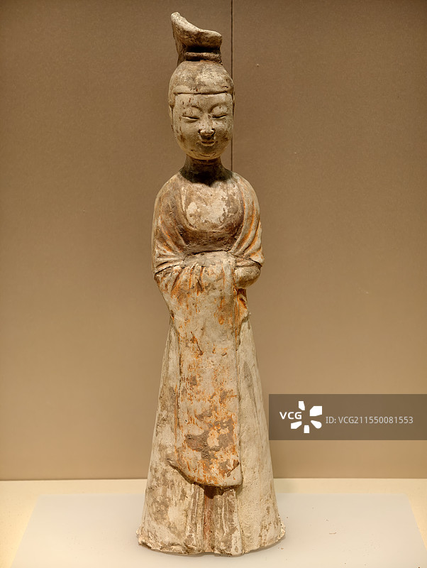 唐代女陶俑图片素材