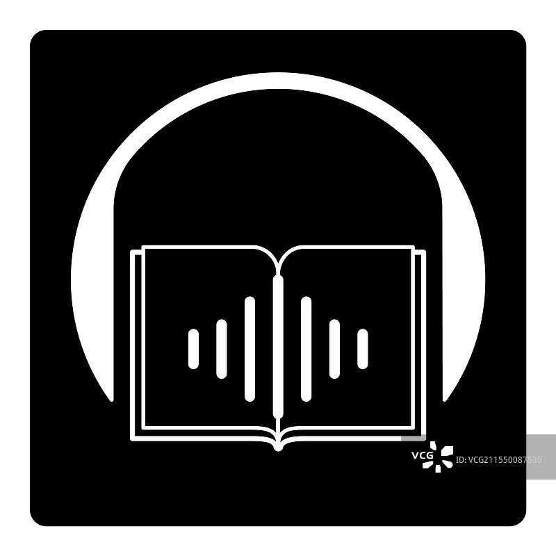 有声书图标符号图片素材