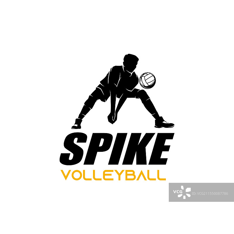 排球标志设计排球轮廓图片素材
