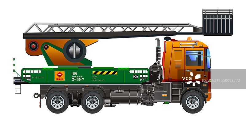 天空升降机电梯卡车人行道车辆3D图片素材