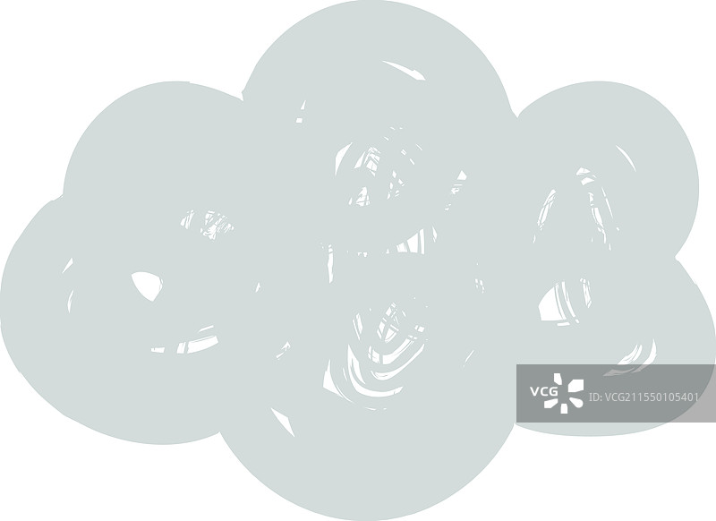 幼稚的云朵画作图片素材