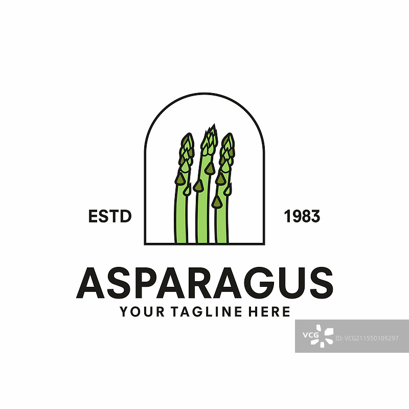 芦笋logo设计图片素材