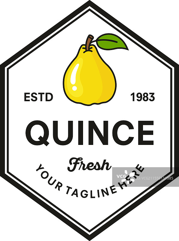 水果榅桲标志设计模板图片素材