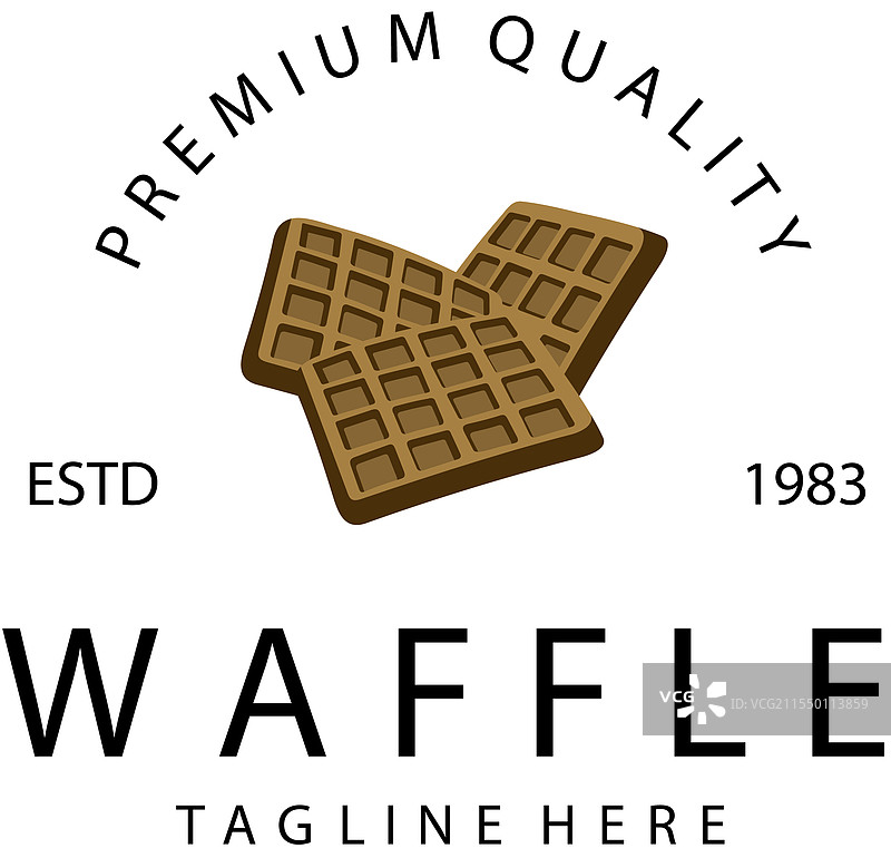 华夫饼标志设计模板图片素材