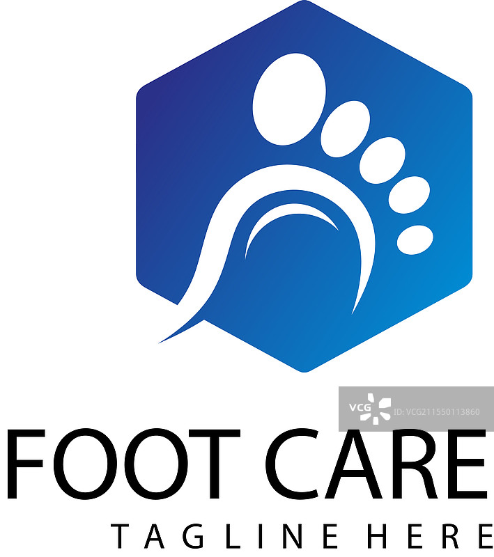 足部护理标志设计模板图片素材