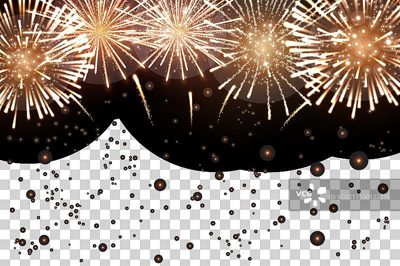 新年烟花爆炸背景图片素材