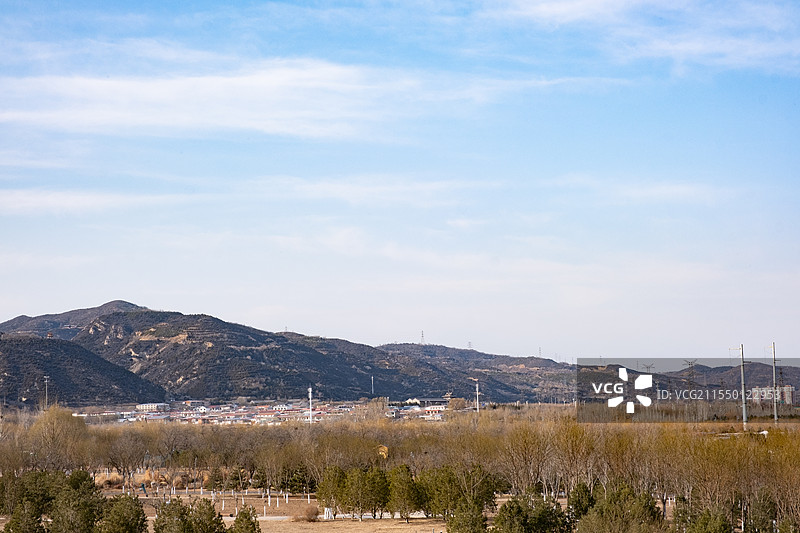 太原吕梁山山脉图片素材