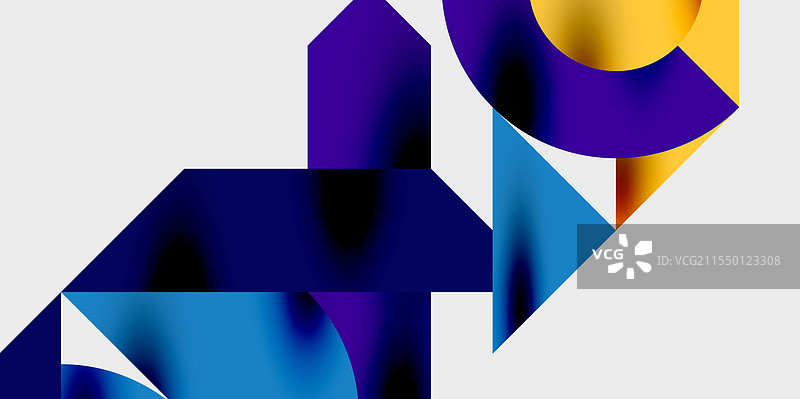 生动的抽象背景，圆形图案光滑流畅图片素材