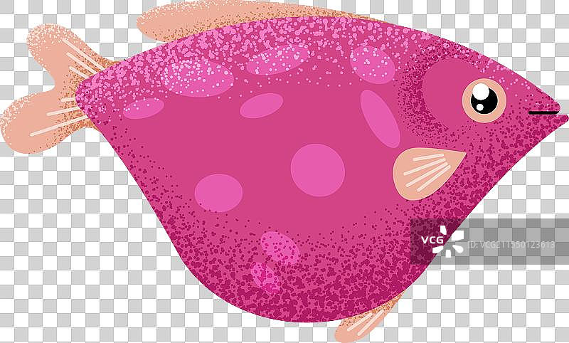 粉色热带鱼 可爱的动物 纹理风格图片素材