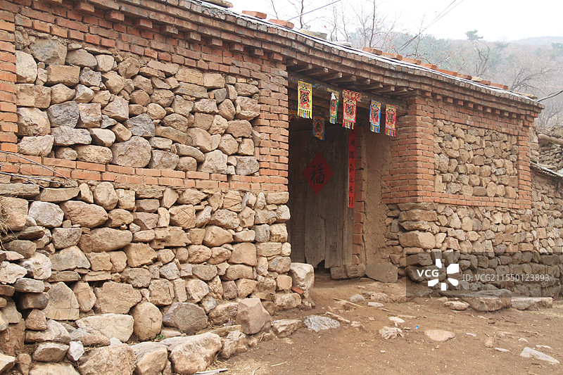 朝阳古村房屋图片素材