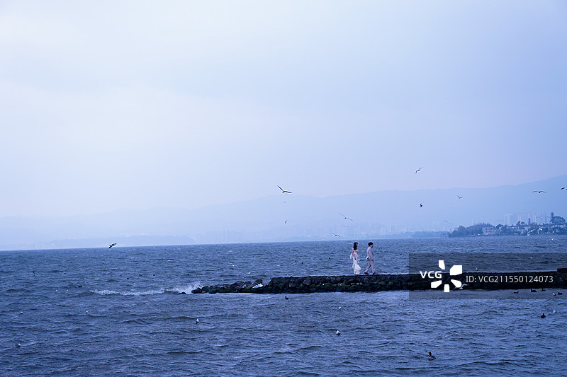 洱海s湾图片素材