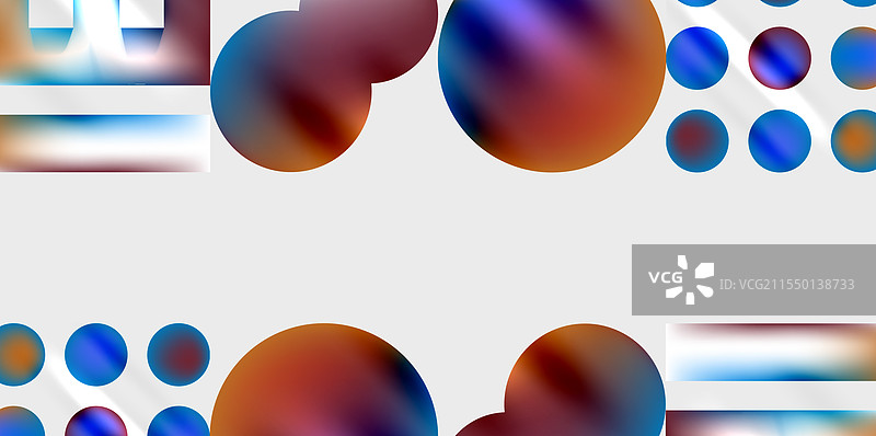 圆形和三角形的现代艺术图片素材