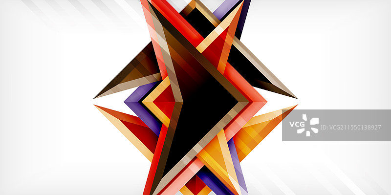 带有3D效果的箭头抽象背景图片素材