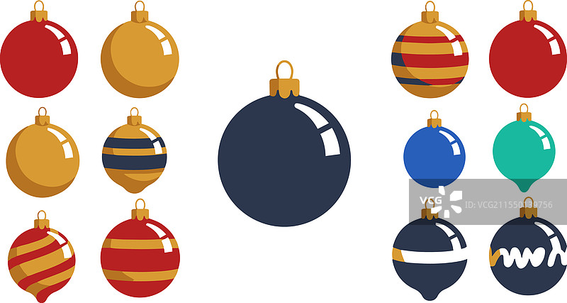 迪斯科玻璃球图标集元素图片素材