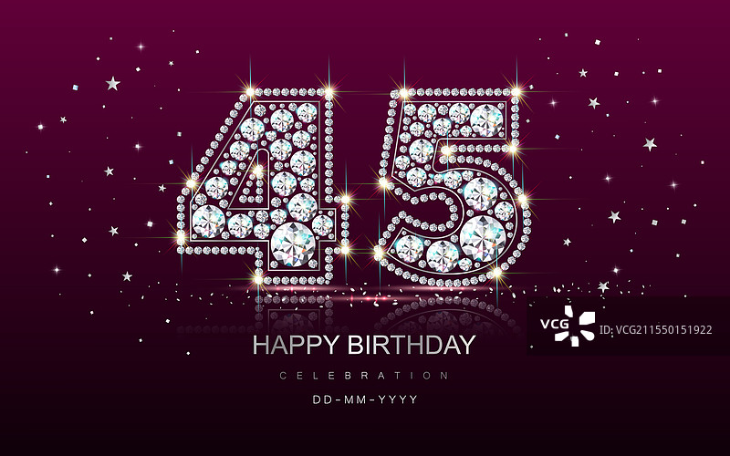 四十五周年纪念图片素材