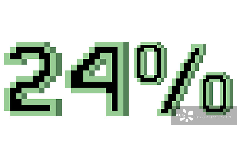 24% 的像素艺术 3D图片素材