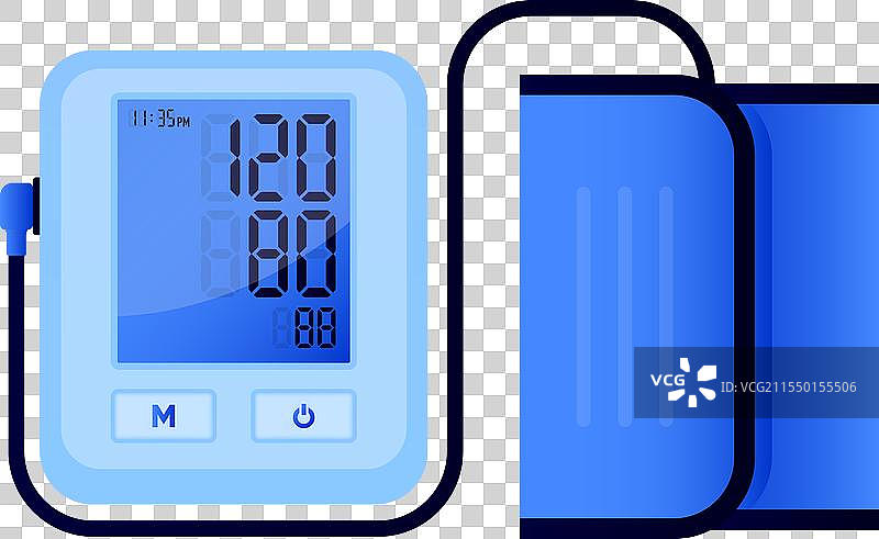 电子血压计数字血压测量仪图片素材