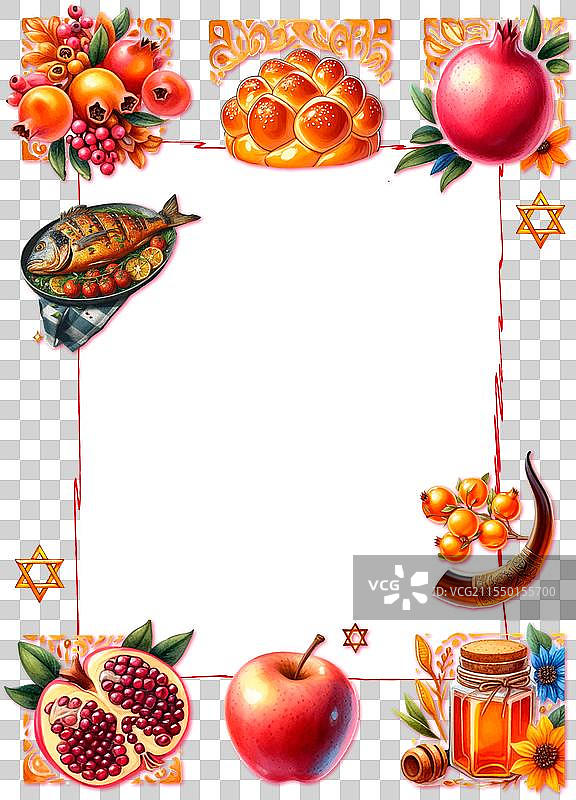 犹太新年（罗什哈沙那）的节日产品图片素材