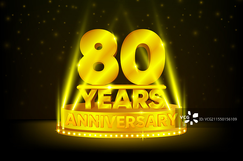 80周年庆典图片素材