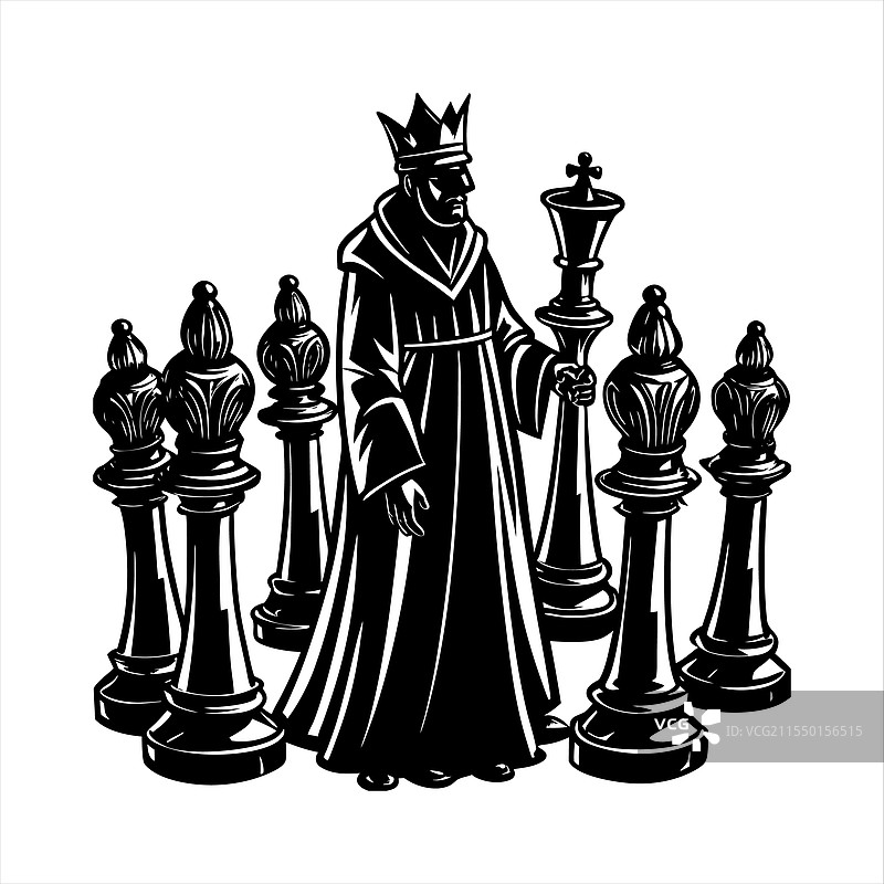 象棋中的主教棋子图片素材