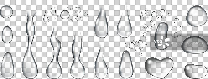 水滴胶原蛋白精华液图片素材