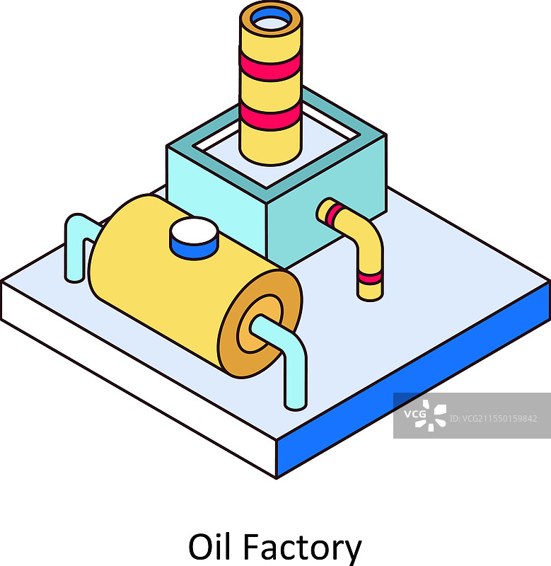 油厂等距填充图图片素材