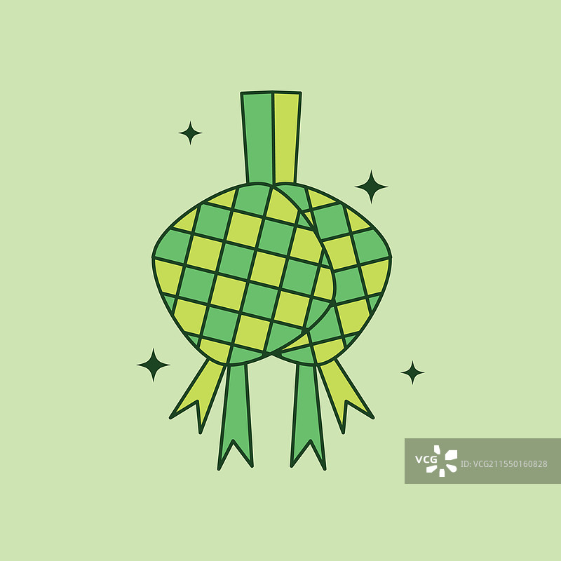 椰浆饭或米饭粽子图标图片素材