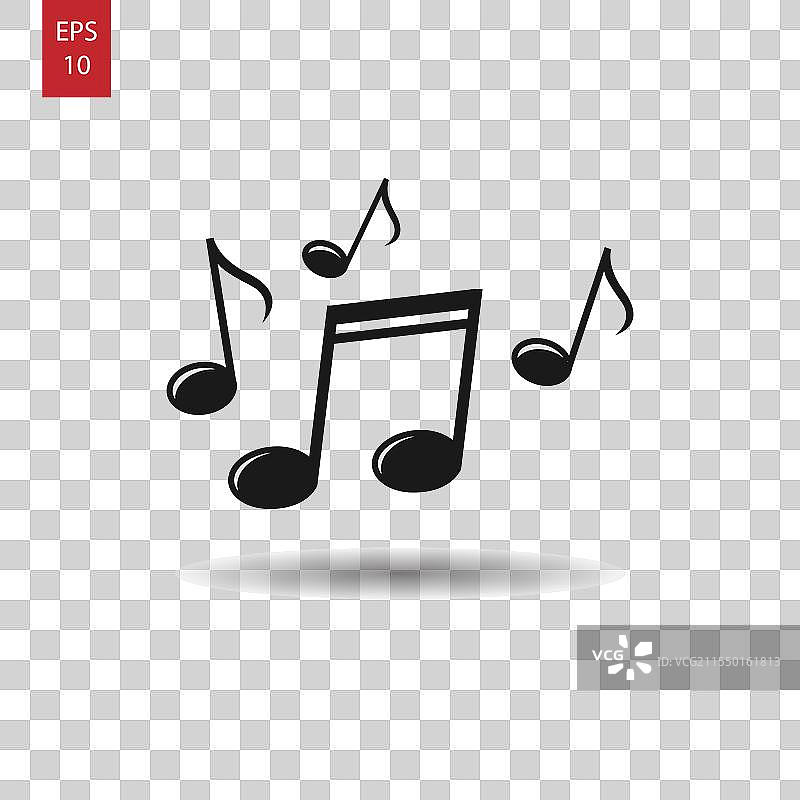 音乐音符旋律符号背景用于横幅图片素材
