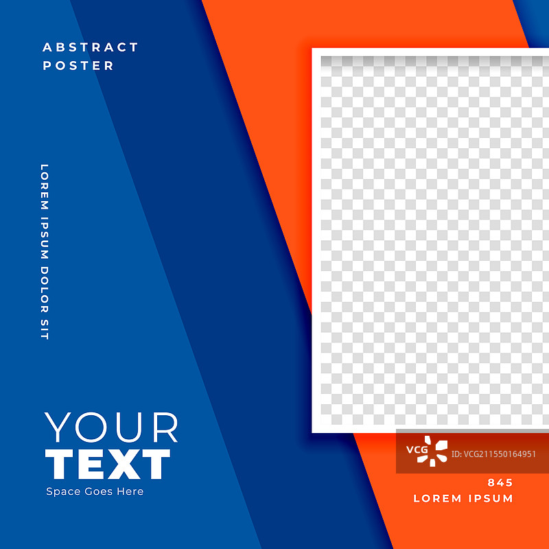 引人注目的社交媒体框架模型用于网页图片素材