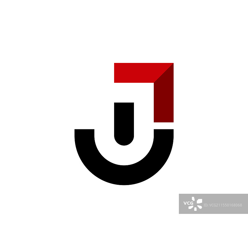 字母J的标志设计图片素材
