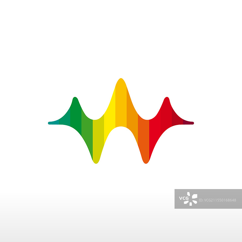 声波标志设计图片素材