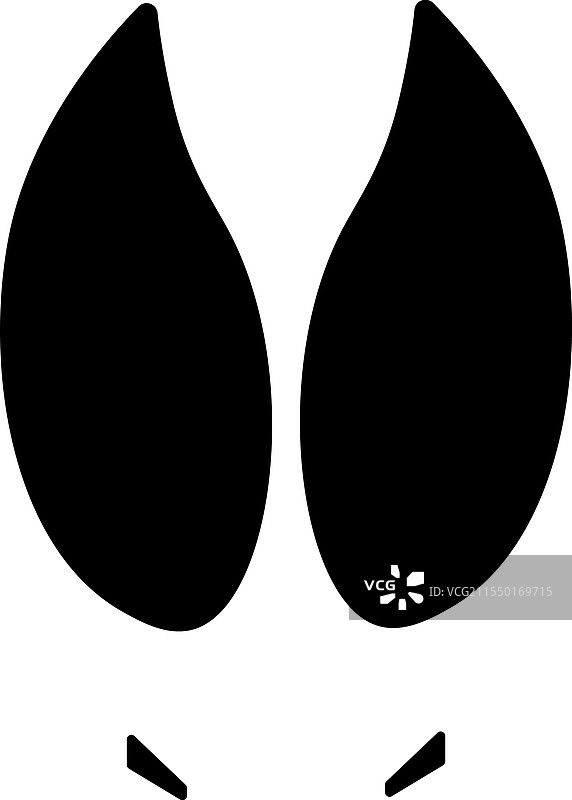 牛足迹爪子图标标志猫剪贴画图片素材