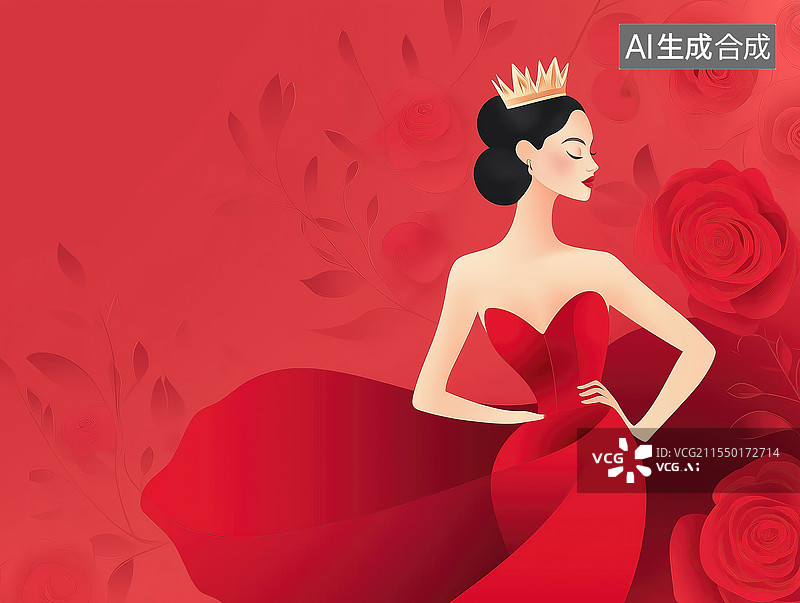 【AI数字艺术】国际女神节图片素材