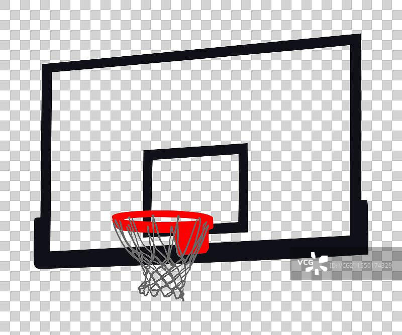 篮球框轮廓图片素材