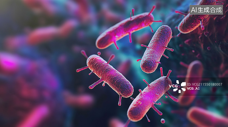 【AI数字艺术】肠道益生菌照片图片素材
