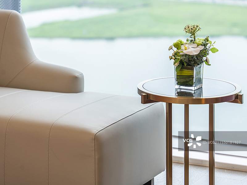 豪华五星级酒店客房套房起居室图片素材