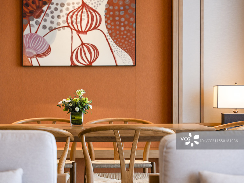 豪华五星级酒店客房套房起居室图片素材