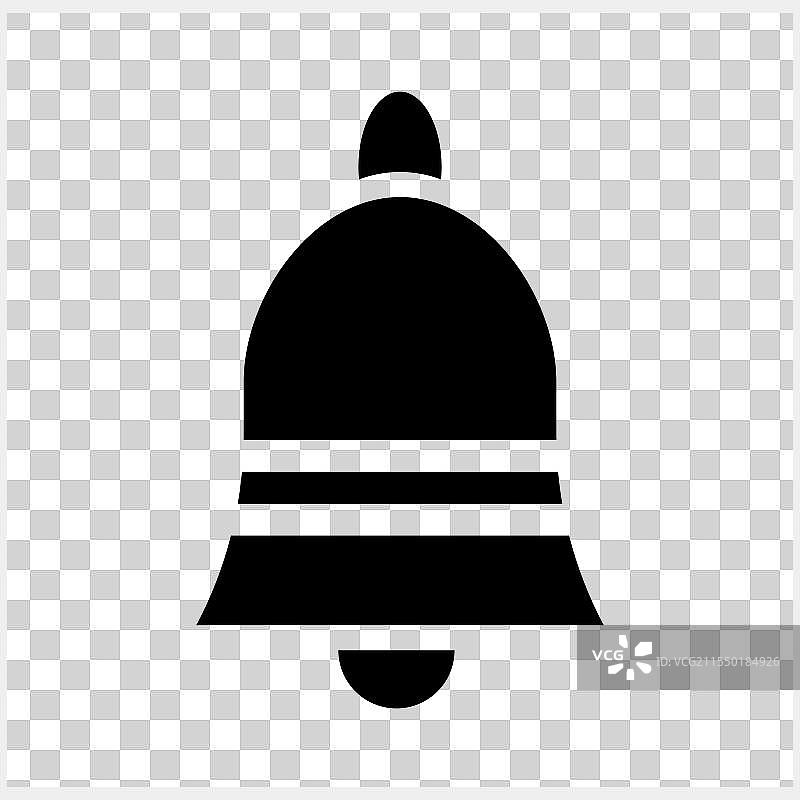 圣诞铃铛剪贴画，孤立的圣诞节模板图片素材